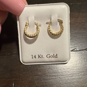 14K Gold Hoop Earrings